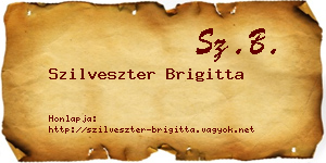 Szilveszter Brigitta névjegykártya